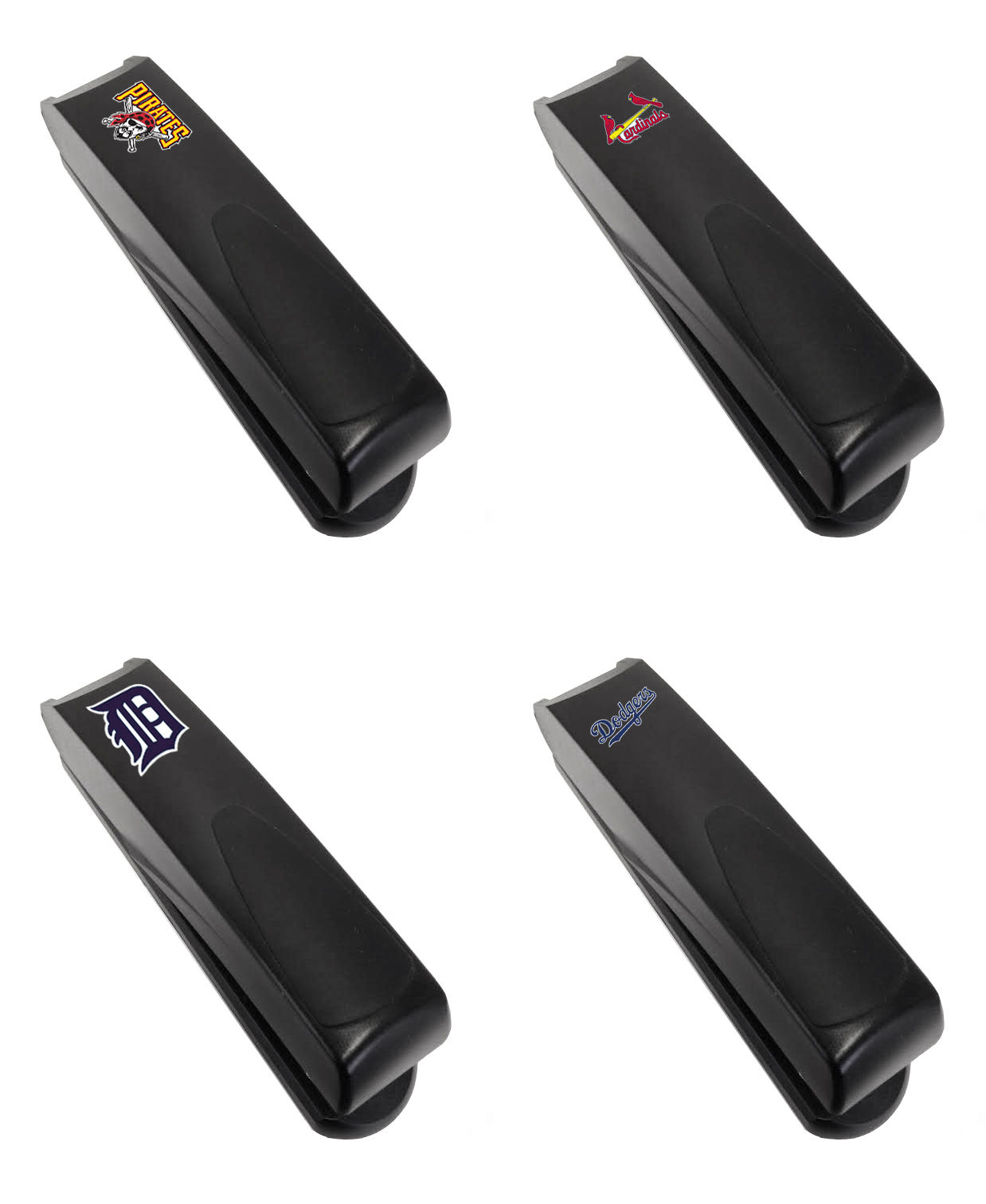 MLB Stapler Black Desk Stapler Plastic Finish  Baseball Team Logo Decal Staples-image