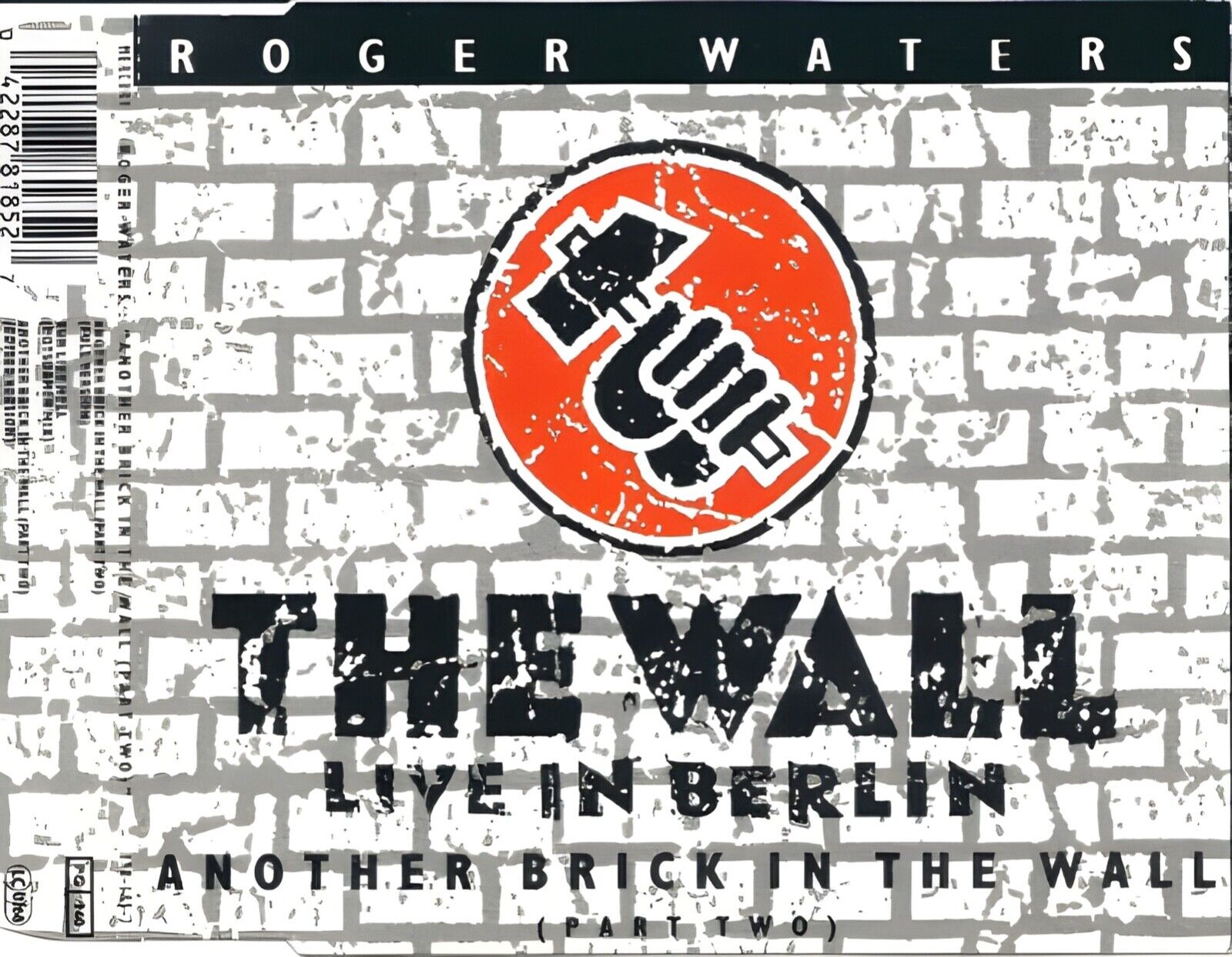 Roger Waters ‎– Another Brick In The Wall (Part Two)  1990 GERMAN NM CD ART ROCK