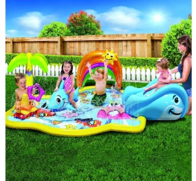 Splish Splash Water Park INFLATABLE Summer fun for kids 18 mos +