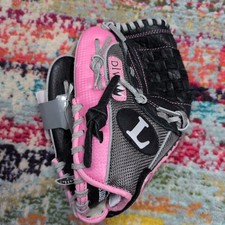Louisville Slugger Diva Series DV1050 Baseball Glove 10.5" RHT Pink Black Gray