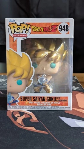 Funko Pop Super Saiyan Goku with Kamehameha 2 Vinyl Figure #948 Metallic Glossy