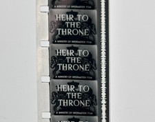 1947 Heir to the Throne 16mm Sterling Films Sound Reel British