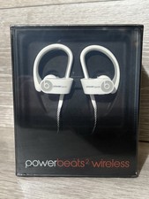 Beats by Dr. Dre Powerbeats 2 B0516 Wireless In-Ear Headphones White/Gray SEALED