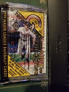 1999 Topps Gallery baseball unopened pack 6 cards per pack