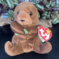 Ty Beanie Baby Seaweed The Otter With Tags 1996 Style - 4080