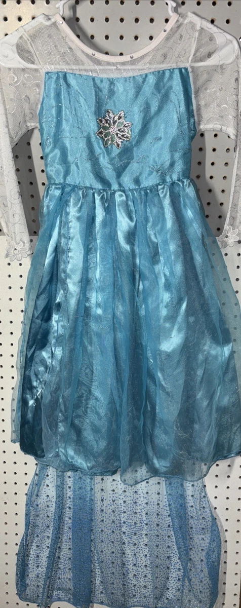 white christmas dresses Lulu Bebe Girls Dana Dress - Embroidered Elsa Frozen Characters main image 1