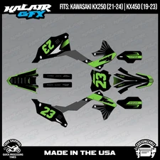 Kalair GFX Graphics Kit for KX450 2019-2023 and KX250 2021-24 FH-Gren Shift