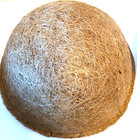 4 new FLOWER BASKET LINERS  14" diameter, made of coconut fibers — photo 3