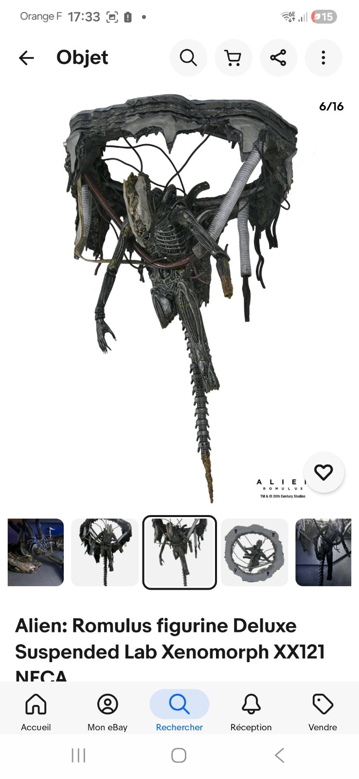 Xenomorph XX121 Alien Romulus NECA : la figurine articulée sans chute de support