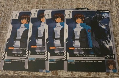 4x Kira Yamato C ST04-010 | Seed Strike | Common Playset | Gundam Card Game