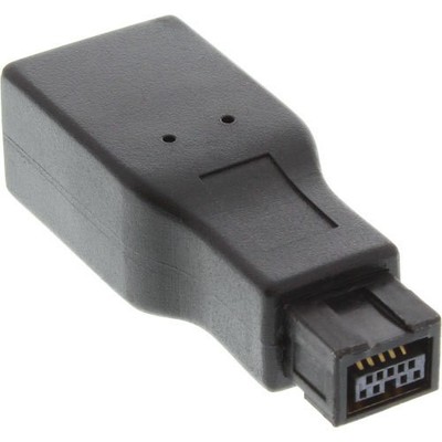 10x InLine FireWire Adapter 6pol / 9pol Buchse / Stecker