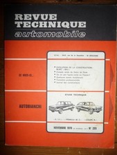 Revue technique Autobianchi A111
