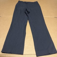 Hugo Boss Dress Pants Mens 34x32 Gray Wool Flat Front Straight Business FLAW