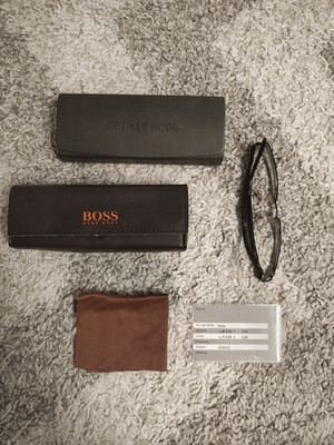 BOSS Orange Hugo Boss Brillengestell schwarz 650 140 inkl. Etuis
