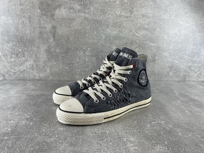 Converse x Ramones VNTG Chuck Taylor Distressed Punk Gray Black Size EU 38/37/40