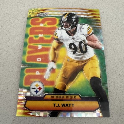 2025 Topps Chrome T.J. Watt X-FRACTOR POWER PLAYERS #PP-39 Pittsburgh Steelers