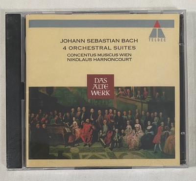 Bach - 4 Orchestral Suites Concentus Musicus Wien Nikolaus Harnoncourt - CD NEW