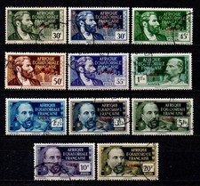 AEF - Colonie Française - 1940 - N° 128 à 138   - Oblit- Used