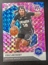 3 Cole Anthony Rookie Card Lot | 2020-21 Donruss optic Silver Pink Mosaic | b3-5