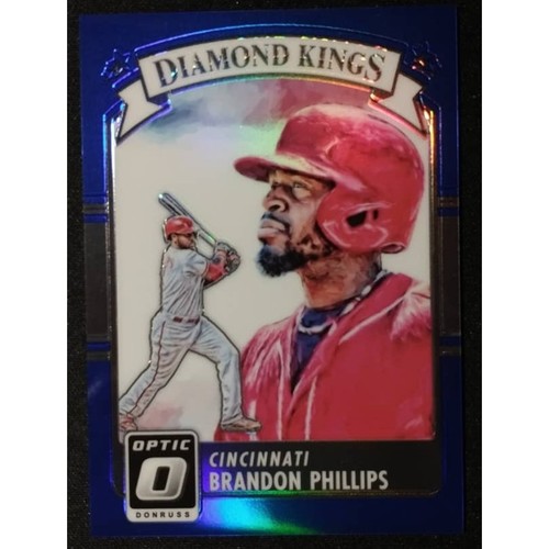 2016 Donruss Optic Diamond Kings Brandon Phillips Blue /149 Reds - Picture 1 of 3