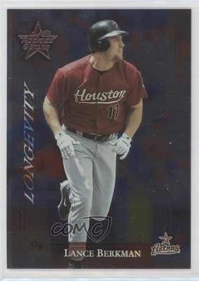 2002 Leaf Rookies & Stars Longevity 45/100 Lance Berkman #167 0v0