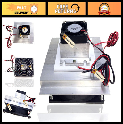 DIY Thermoelectric Cooler Kit 12V Peltier Cooling System TEC1-12706 Heatsink Mod