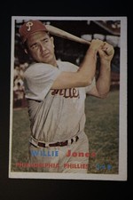 1957 TOPPS WILLIE JONES #174 EX