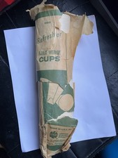 Vintage Refresher Ajax Paper cup Made In USA Envelope New Old Stock @ 250