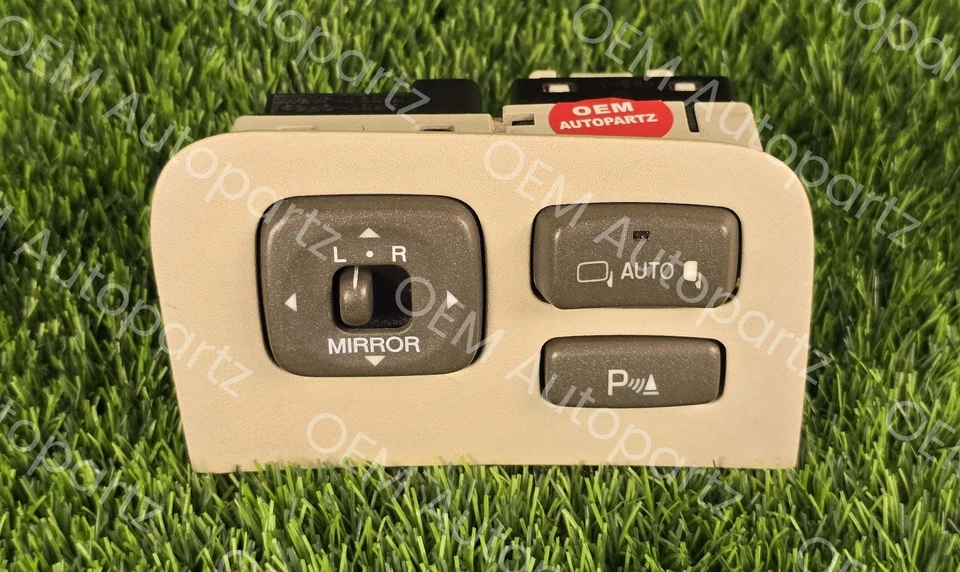 Botón interruptor espejos retrovisores Lexus LS430 01-06 con botón de asistencia de estacionamiento OEM LHD usado Foto 3 de 4