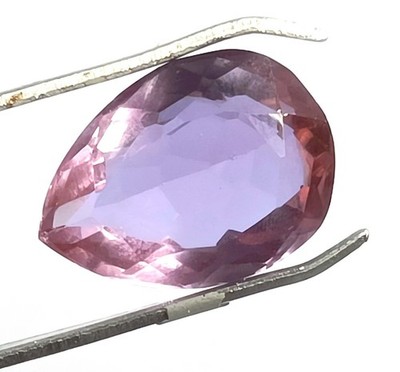 Unique Natural Purple Alexandrite 8+ CT Pear Cut EGL Loose Gemston 6FGB