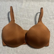 Skims Fits Everybody Underwire ULTIMATE PUSH UP PLUNGE Bra 32DD COGNAC BROWN NWT