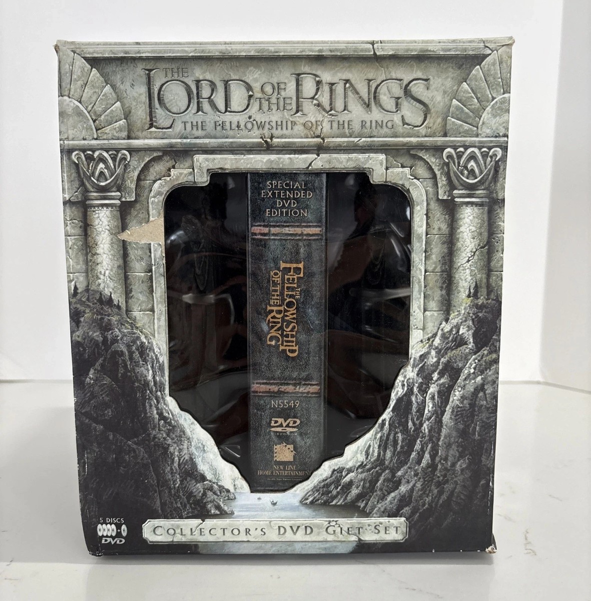LORD OF THE RINGS FOTR FELLOWSHIP COLLECTOR'S EXTENDED 5-DVD GIFT