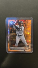 2022 Bowman Chrome Prospects Orange Sapphire Yoelqui Cespedes /50 Chicago White