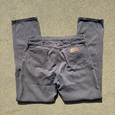 Vintage 80s 90s Wrangler Gray 13MWZ Cowboy Cut Original Fit Jeans 36x36