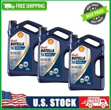 (3 pack) Shell Rotella T6 Full Synthetic 5W-40 Diesel Engine Oil, 1 Gallon 76.65 per gallon