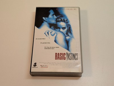 Basic Instinct, German Language PAL VHS, VCL Video