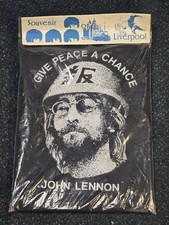 Vintage 1983 John Lennon TShirt Give Peace A Chance Liverpool Impressions Sealed