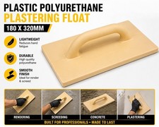 Plastic Polyurethane Plastering Float For Render & Screed 180 X 320mm