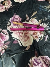 CHI Pink Flat Iron Hair Straightener w/ Adjus...