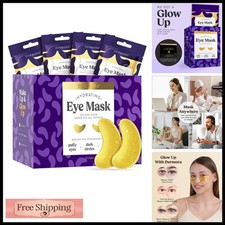 DERMORA Golden Glow Under Eye Patches 50 Pairs Individually Packed