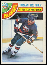 1978-79 Topps BRYAN TROTTIER | HOF | #10 | New York Islanders | Hockey | VG-EX