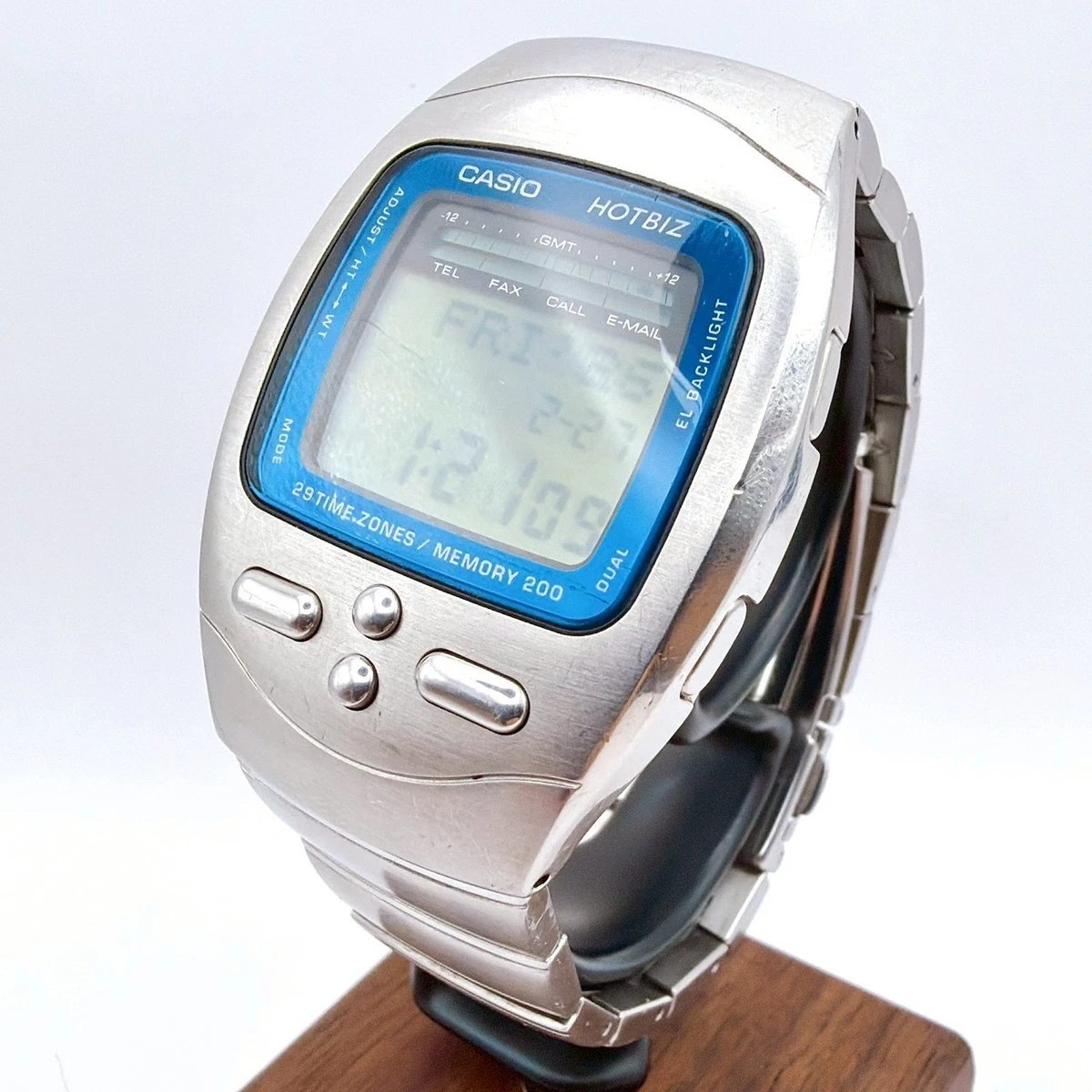 【希少】 CASIO DATABANK HOTBIZ VDB-2000 90s Casio VDB-2000 Hotbiz Watch Review - Module 1490 - Ep 63 - YouTube