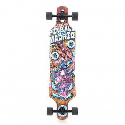 MADRID PINBALL WIZARD 39'' DROP THROUGH LONGBOARD COMPLETE - NEU -
