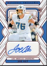 2024 Panini National Treasures Jersey Number Red #105 Joe Alt Auto /76 - FB