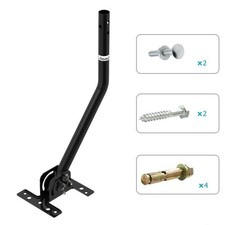 Adjustable Outdoor Tv Antenna Mount Pole Attic J-mount Bracket Universal