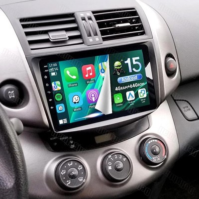 9'' ANDROID 15 CAR RADIO STEREO GPS PLAYER AUTO CARPLAY FOR TOYOTA RAV4 2007-2012