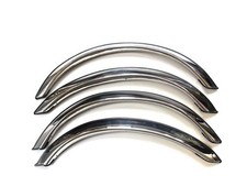 Radlaufchrom Radlauf Chrom Zierleisten Set für Mercedes W126