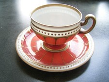Antigua taza de moca clásica Hutschenreuther LHS propia taza de moca taza de colección