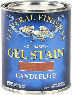 Oil Base Gel Stain 1 Quart Candlelite