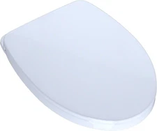 TOTO SS124#01 Elongated Soft-Close Toilet Seat - Cotton White